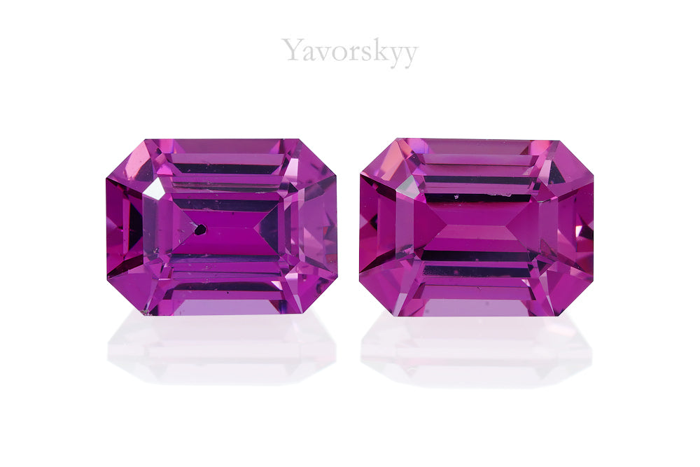 Rhodolite 3.67 cts / 2 pcs