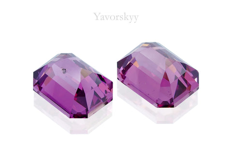 Rhodolite 3.67 cts / 2 pcs