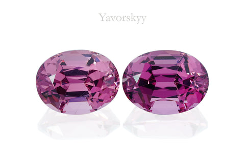 Rhodolite 3.77 cts / 2 pcs