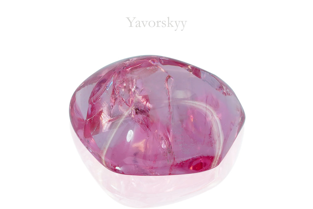 Polished pink spinel sku 17186