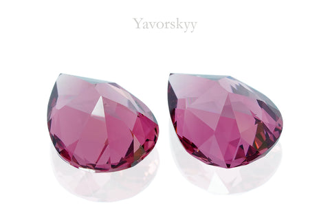 Rhodolite 3.95 cts / 2 pcs