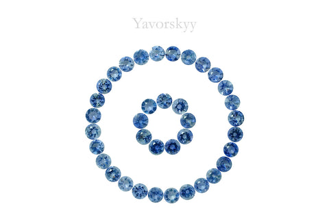 Iolite 4.60 cts / 37 pcs