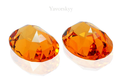 Mandarin Garnet 8.58 cts / 2 pcs