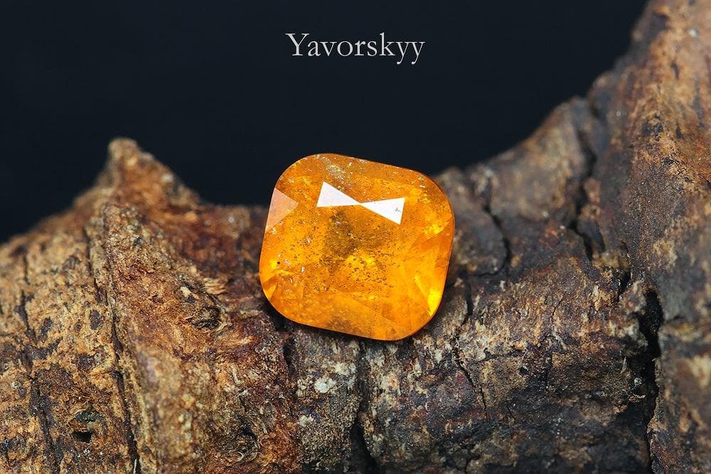 Top view photo of clinohumite 1.00 carat