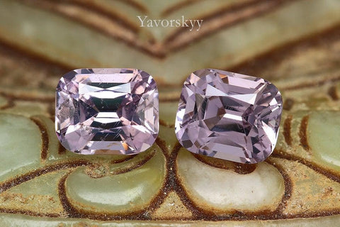 Grey Spinel 2.20 cts / 2 pcs - Yavorskyy