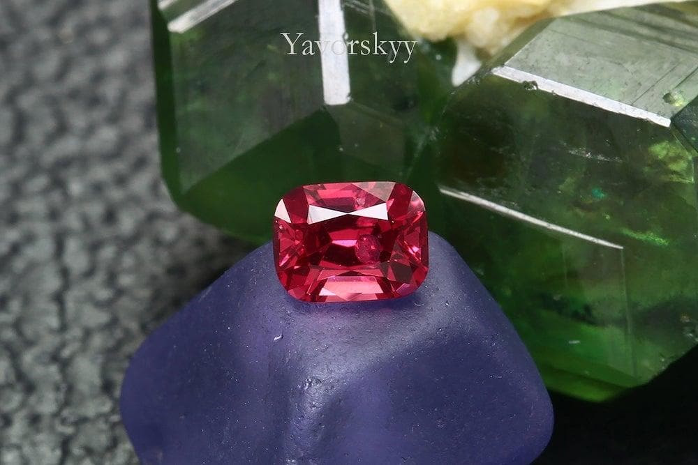 Cushion shape red spinel 0.32 carat
