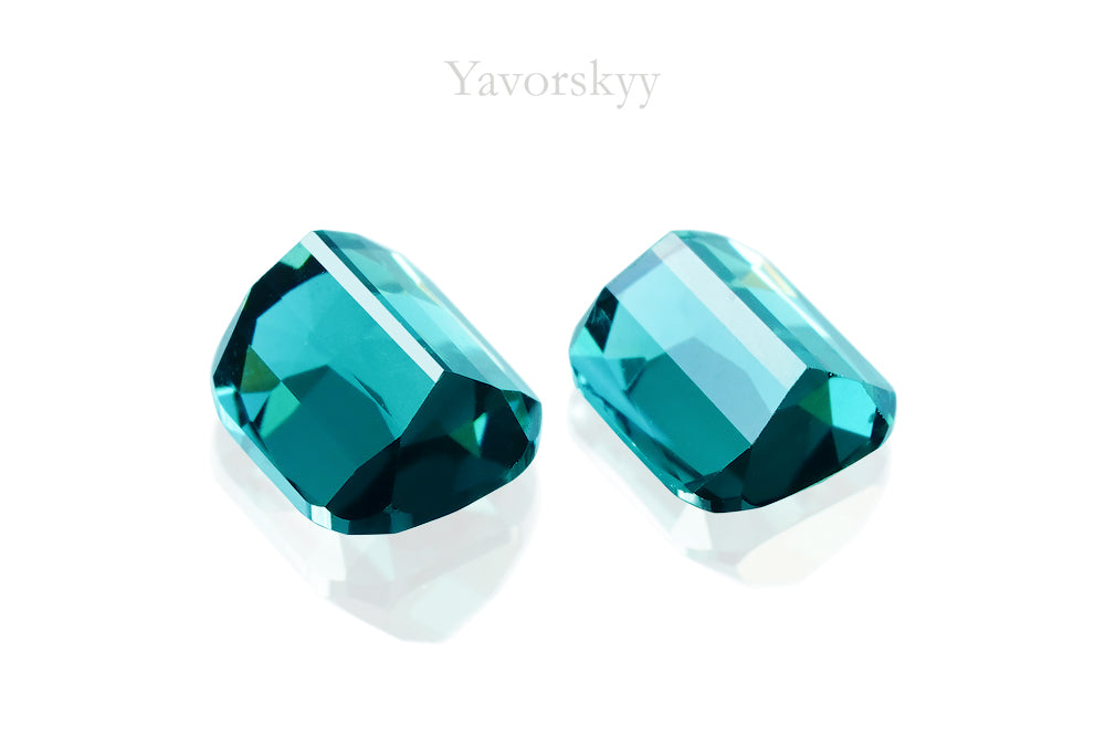 Lagoon Blue Tourmaline 0.82 cts / 2 pcs
