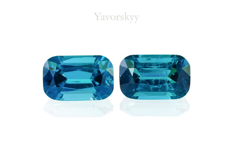 Indigo Tourmaline 0.86 ct / 2 pcs