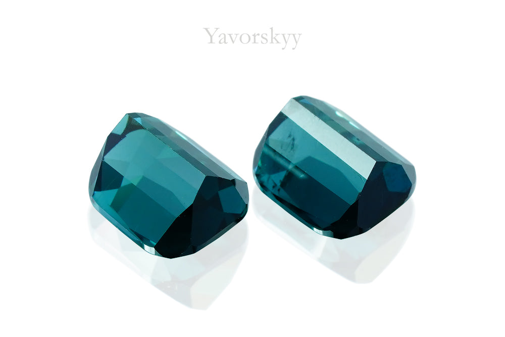 Indigo Tourmaline 0.92 ct / 2 pcs