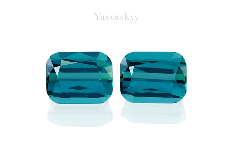 Indigo Tourmaline 1.09 ct / 2 pcs
