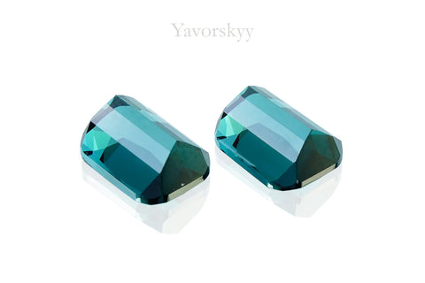 Indigo Tourmaline 1.09 ct / 2 pcs