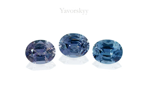 Grey Spinel 1.16 cts / 3 pcs