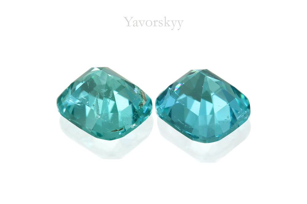 Indigo Blue Tourmaline 1.17 ct / 2 pcs