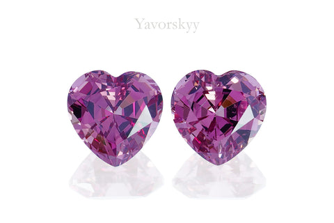 Rhodolite 3.92 cts / 2 pcs