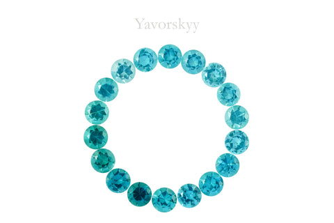 Indigo Tourmaline 1.82 cts / 18 pcs