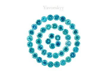 Indigo Tourmaline 10.29 cts / 44 pcs