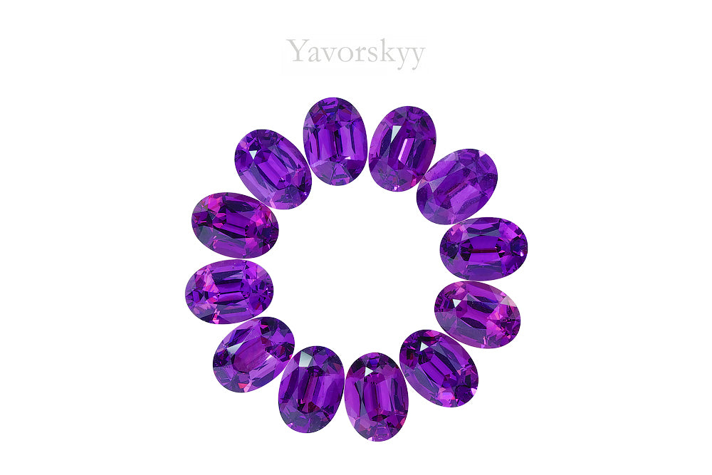 Umbalite Garnet 10.56 cts / 12 pcs