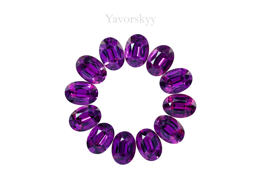 Umbalite Garnet 11.17 cts / 12 pcs