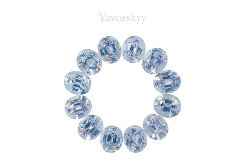 Grey Spinels 11.67 ct / 12 pcs