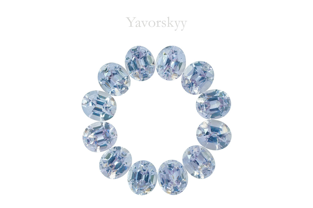 Grey Spinels 11.67 ct / 12 pcs