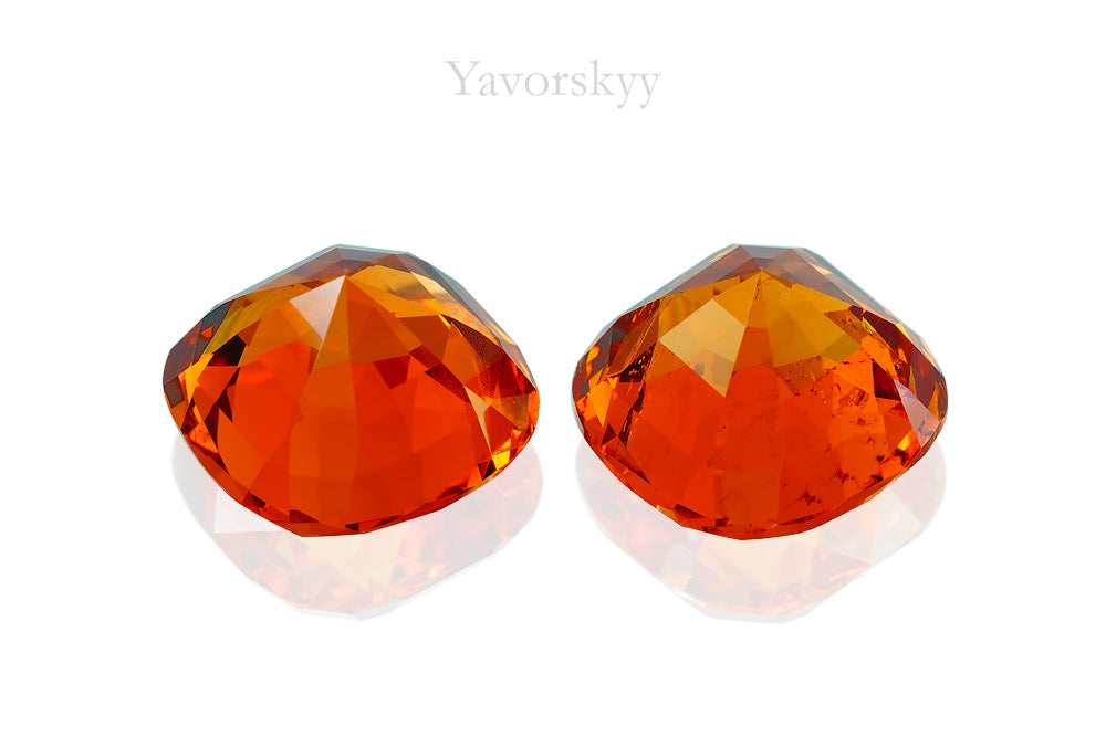 Mandarin Garnet 12.11 cts / 2pcs