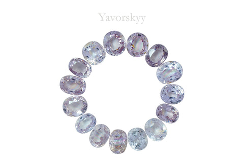 Grey Spinel 15.60 cts / 15 pcs