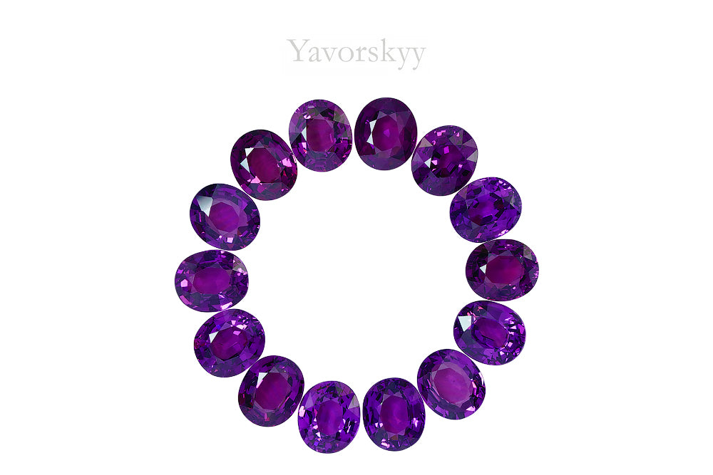 Umbalite Garnet 18.88 cts / 14 pcs