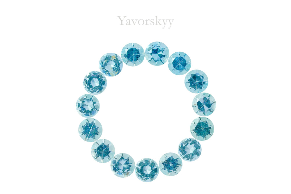 Aquamarine 2.04 cts / 15 pcs