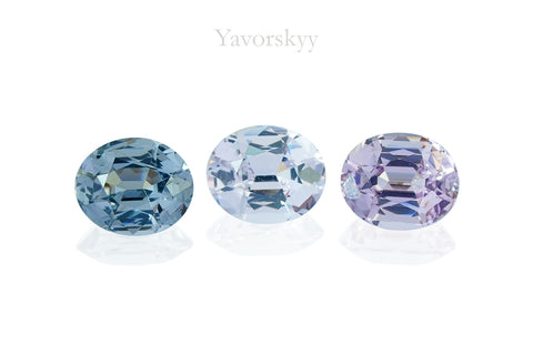 Lavender Spinel 2.13 cts / 3 pcs