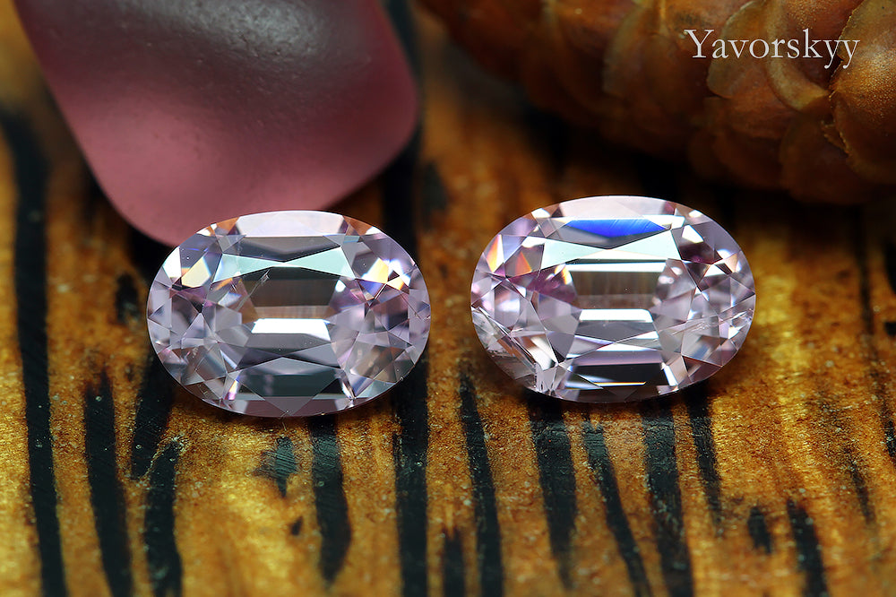 Pastel pink Spinel 2.20 cts / 2 pcs