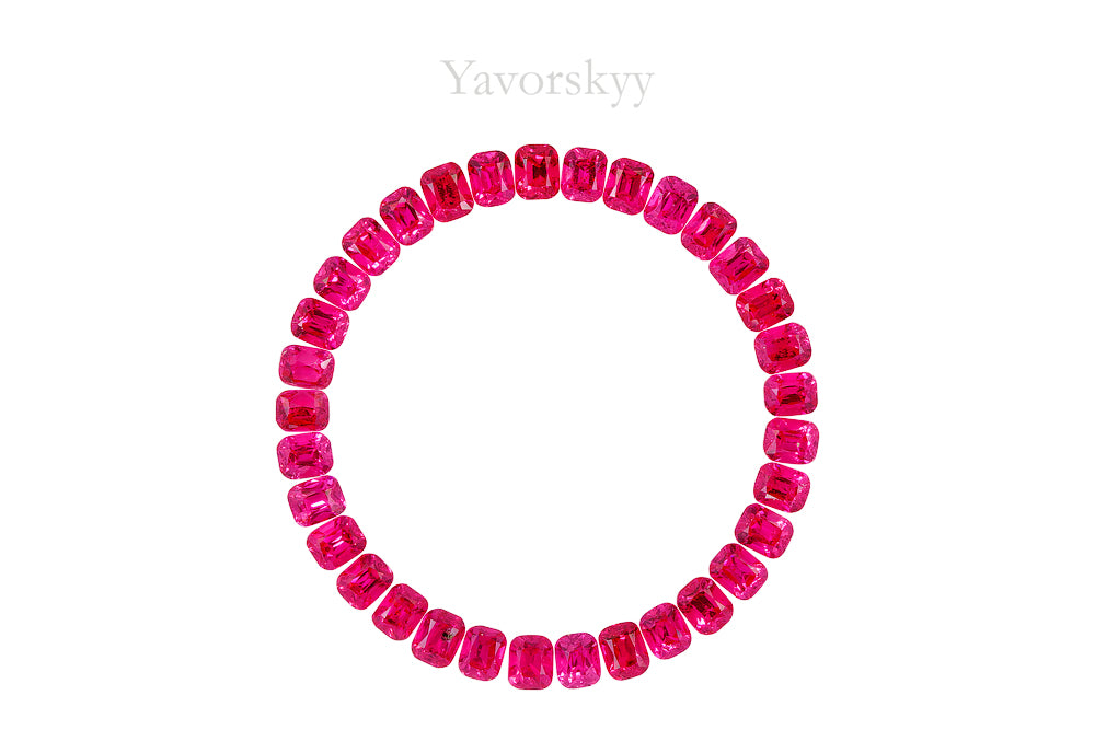 Red Spinels 2.43 cts / 33 pcs