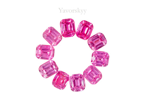Pink Spinel 2.46 ct / 11 pcs