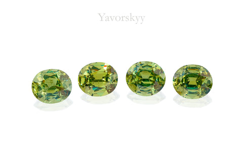 Demantoid 2.63 cts / 4 pcs
