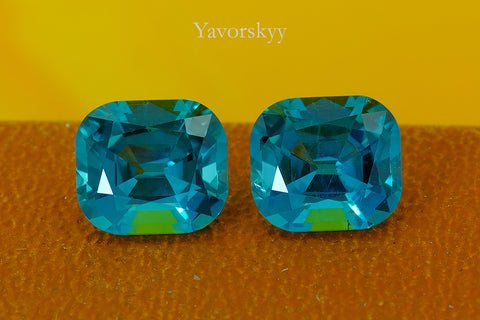 Lagoon Blue Tourmaline 2.95 cts / 2 pcs