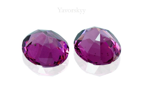 Rhodolite 3.92 cts / 2 pcs