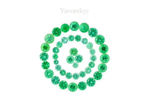Tourmaline 3.95 cts / 41 pcs