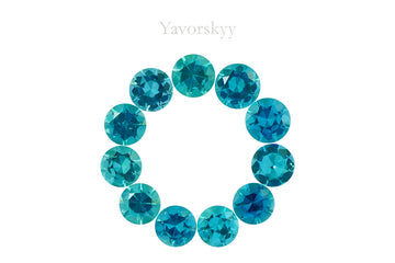 Indigo Tourmaline 4.32 cts / 11 pcs