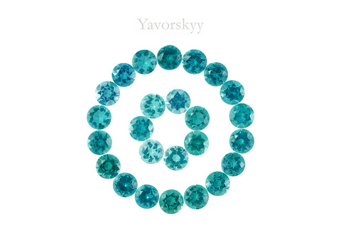 Indigo Tourmaline 5.52 cts / 25 pcs