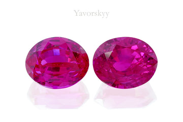 Ruby No Heat Burma 6.28 cts / 2 pcs