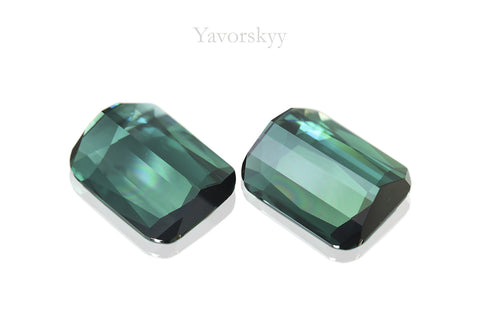 Green Tourmaline 6.68 cts / 2 pcs