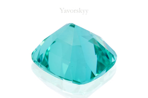 A image of green color tourmaline 7.4 cts cushion shape