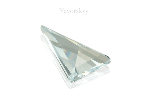 Photo of bottom aquamarine 0.32 carat