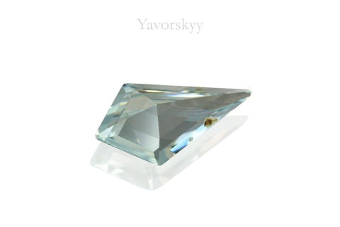 Aquamarine 0.41 ct bottom view photo
