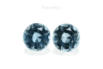Aquamarine 0.42 ct / 2 pcs