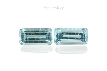 Aquamarine 0.59 ct / 2 pcs