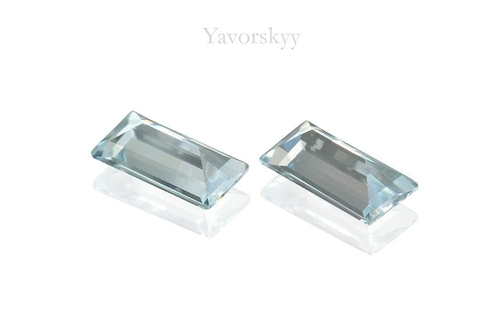 Photo of bottom view of aquamarine 0.69 carat