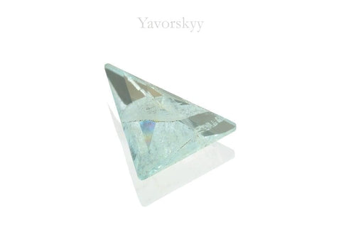Photo of bottom view of 0.78 ct aquamarine