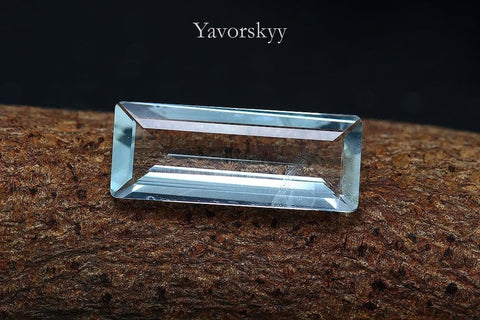 Top view photo of 1.08 cts aquamarine