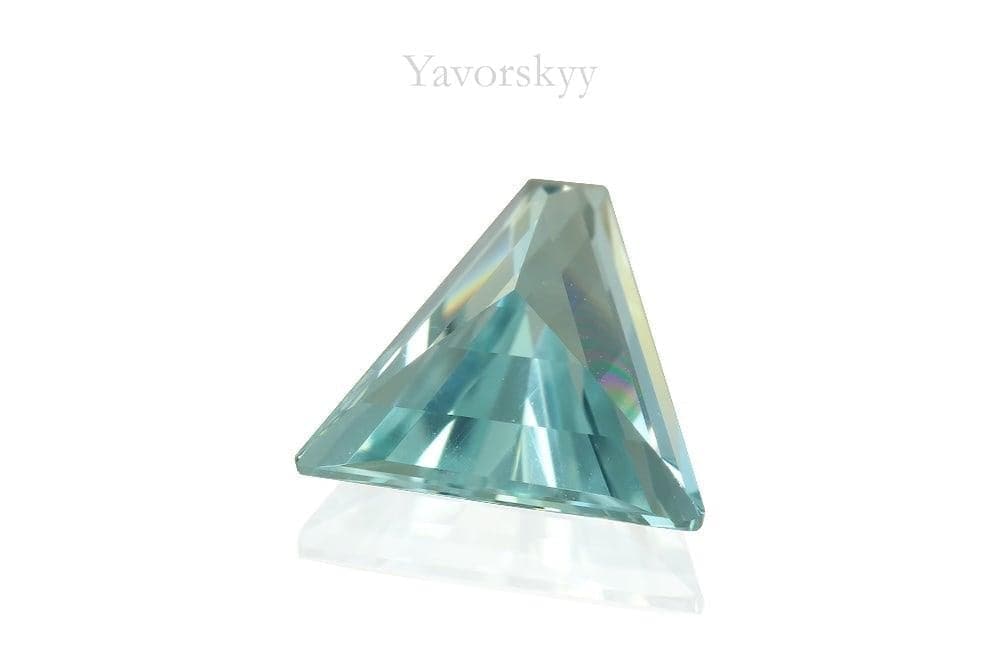 Photo of bottom view of aquamarine 1.44 cts