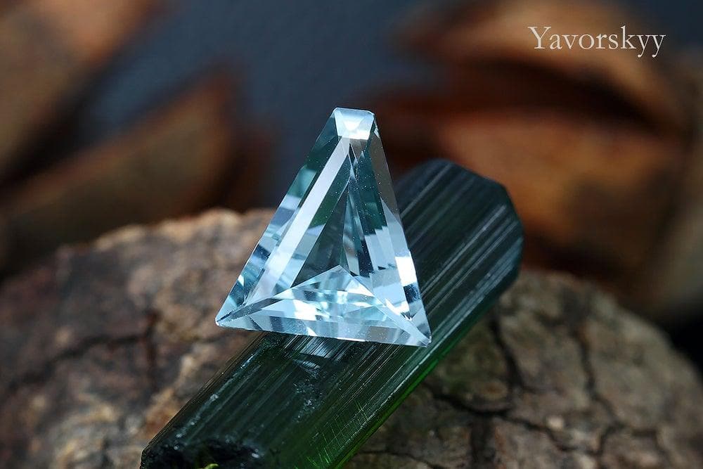 Top view photo of aquamarine 1.44 cts